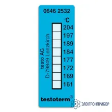0646 2532 — самоклеющиеся термоиндикаторы 161-204°C фото 1