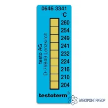 0646 3341 — самоклеющиеся термоиндикаторы 204-260°C фото 1