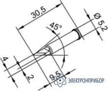 102BDLF20 — лезвие 4 мм, толщина 2 мм - для PLCC (к i-Tool, i-Tool nano) фото 1