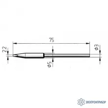 212FD-LF — клин 2,2мм (к MicroTool) фото 1