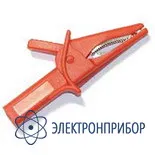 PTL909-5 — зажим-насадка типа «крокодил» 1000 В / 12 А (цвета: красный / черный) фото 1