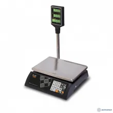M-ER 327 ACP Ceed LCD Черные — торговые настольные весы фото 1