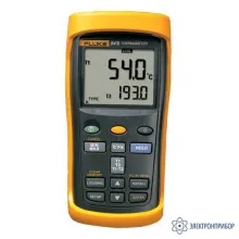 Fluke 54 II B — двухканальный цифровой термометр с регистрацией измерений фото 1