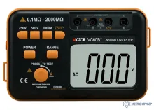 Victor VC60B+ — измеритель сопротивления изоляции фото 1