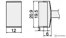 T12-1010 — паяльная сменная композитная головка для станций FX-950/ FX-951/FX-952/FM-203 фото 1