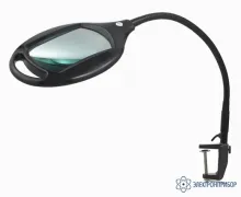 8061LED 3D — лампа-лупа на струбцине фото 1