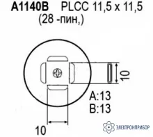 A1140B — сменная головка для HAKKO 850B, 852B, FR-801, FR-802, FR-803 фото 1