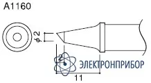 A1160 — паяльная сменная композитная головка для станции Hakko FX-838 фото 1