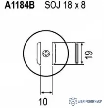 A1184B — сменная головка для HAKKO 850B, 852B, FR-801, FR-802, FR-803 фото 1
