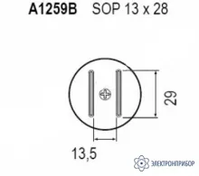 A1259B — сменная головка для HAKKO 850B, 852B, FR-801, FR-802, FR-803 фото 1