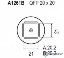 A1261B — сменная головка для HAKKO 850B, 852B, FR-801, FR-802, FR-803 фото 1