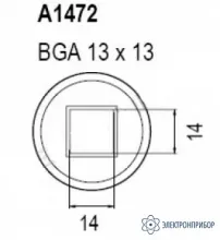 A1472 — головка BGA фото 1