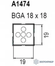 A1474 — головка BGA фото 1