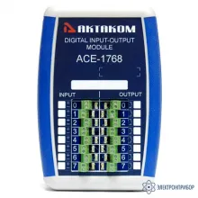 АСЕ-1768 — 8 канальный USB/LAN модуль дискретного ввода-вывода фото 1