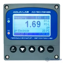 AQUA-LAB AQ-150-RS-485 — промышленный pH, ОВП метр контроллер (интерфейс RS485 Modbus RTU) фото 1