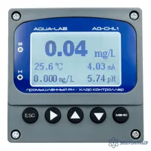 AQUA-LAB AQ-CHL1 — цифровой промышленный контроллер хлора и PH фото 1