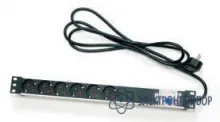 АТР-9107 — удлинитель с 6 евророзетками с УЗО фото 1