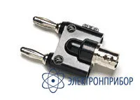 Fluke BP880 — переходник BNC - двойное гнездо под сдвоенные штепсели фото 1