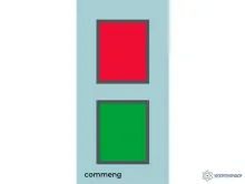 Commeng CR IP-1904 — светодиодная сигнальная панель для применения в чистых помещениях фото 1