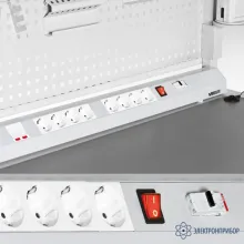Розетка без заземления одинарная — дополнительное оборудование электропанели фото 1