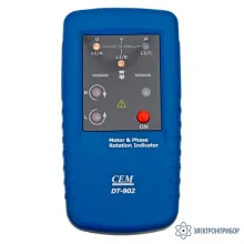 DT-902 — индикатор порядка подключения обмоток электродвигателя и порядка чередования фаз фото 1