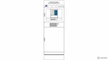 ШЭРА-ДЗАТ-1002 — шкаф основных защит автотрансформатора (для схемы ОРУ ВН с ОВ) фото 1