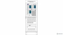 ШЭРА-ДЗШ-3003 — шкаф дифференциальной защиты сборных шин и УРОВ 35-220 кВ (до 12 присоединений) фото 1