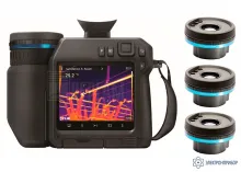 FLIR T865/24°/14°/42° — тепловизор со стандартным объективом, телеобъективом и широкоугольным объективом фото 1