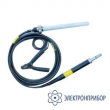 GH0653 — стандартный высоковольтный кабель 100кВ, 5м с клещами для HVA68-2 фото 1