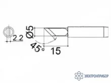 HAKKO 900M-T-KZ — паяльная сменная головка для паяльников HAKKO 907/907ESD фото 1