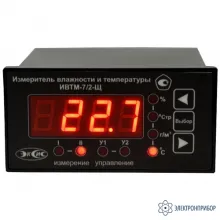 ИВТМ-7/2-Щ-YР-ZА — двухканальный стационарный измеритель-регулятор влажности и температуры в щитовом исполнении фото 1