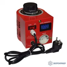SUNTEK 500ВА RED — автотрансформатор ЛАТР однофазный 0-300 Вольт (2А) фото 1