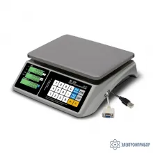 M-ER 328 AC TOUCH-M LCD RS232 и USB — торговые настольные весы фото 1