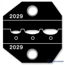 Paladin Tools PA2029 — матрица для установки изолированных клемных и вилочных наконечников при помощи кримперов 1300/8000 (26-14AWG; 0,1-2,5 мм2) фото 1