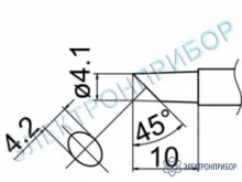 T12-C4Z — паяльная сменная композитная головка для станций FX-950/ FX-951/FX-952/FM-203 фото 1