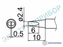 T12-D24Z — паяльная сменная композитная головка для станций FX-950/ FX-951/FX-952/FM-203 фото 1
