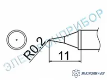 T12-WI — паяльная сменная композитная головка для станций FX-950/ FX-951/FX-952/FM-203 фото 1
