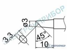 T12-BC3Z — паяльная сменная композитная головка для станций FX-950/ FX-951/FX-952/FM-203 фото 1