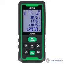 RGK DL50G — лазерный дальномер с угломером (зеленый луч) фото 1