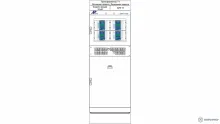 ШЭРА-Т-4007 — шкаф защит двухобмоточного трансформатора, АУВ стороны ВН и НН и автоматического регулирования напряжения фото 1
