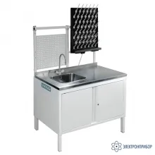 СМ-12-7/П LAB — стол-мойка лабораторный 1200х700мм (мойка справа) фото 1