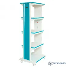 ГМ-СТ LAB RAL9010 — подкатная лабораторная стойка серии Гамма 750х600х1960 мм фото 1