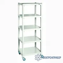 СТ-06 LAB RAL9010 — подкатная лабораторная стойка 600*500*1605мм фото 1
