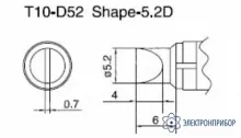 T10-D52 — паяльная сменная композитная головка для станций 938 фото 1