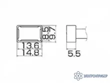 T12-1201 — паяльная сменная композитная головка для станций FX-950/ FX-951/FX-952/FM-203 фото 1