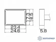 T12-1205 — паяльная сменная композитная головка для станций FX-950/ FX-951/FX-952/FM-203 фото 1