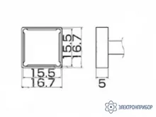 T12-1207 — паяльная сменная композитная головка для станций FX-950/ FX-951/FX-952/FM-203 фото 1