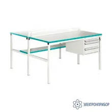 СО-10-7 Остров LAB RAL9010 — основание стола островного лабораторного 2*(1000*700)мм фото 1