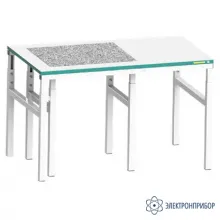 СВК-12-7/Л LAB RAL 9010 — стол весовой лабораторный комбинированный 1200х700мм (СВ/Г-6-5 слева) фото 1