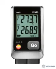 testo 175 T3 — 2х-канальный логгер данных температуры с разъемом для внешнего зонда (типа T и K) фото 1